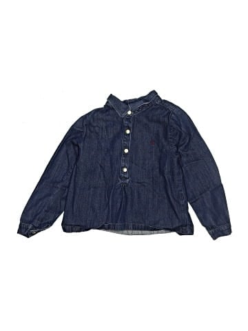 Petit Bateau Long Sleeve Button-Down Shirt (view 1)