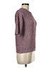 Reserved 100% Polyester Tweed Burgundy Pullover Sweater Size M - photo 4