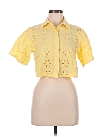 MICHAEL Michael Kors Short Sleeve Blouse (view 1)