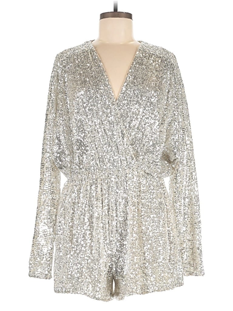 Pre-owned Maje Romper In Silver