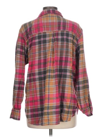 American Eagle Outfitters Long Sleeve Button-Down Shirt (view 2)