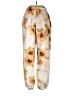 Unbranded Floral Yellow Casual Pants Size M - photo 2