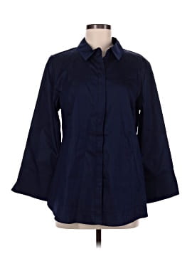 Joan Rivers 3/4 Sleeve Button Down Shirt