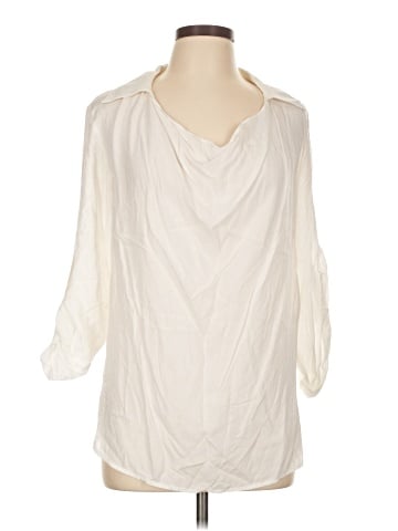 Max Studio 3/4 Sleeve Blouse (view 1)