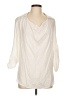 Max Studio 100% Rayon Ivory 3/4 Sleeve Blouse Size L - photo 1
