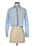 Zara Blue Long Sleeve Blouse Size XS - photo 1