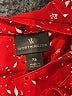 Worthington 100% Polyester Stars Red Short Sleeve Blouse Size XL - photo 7