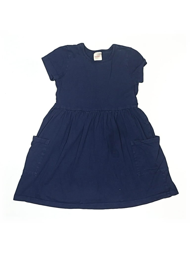 Pre-owned Hanna Andersson Kids' Dress In Blue