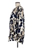 St. John Animal Print Ivory 3/4 Sleeve Silk Top Size M - photo 5