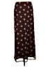 Love, Fire Print Brown Casual Skirt Size L - photo 1