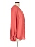 T Tahari 100% Polyester Pink Long Sleeve Blouse Size L - photo 4