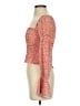 Lucy Paris 100% Polyester Orange 3/4 Sleeve Blouse Size XS - photo 5