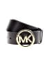 MICHAEL Michael Kors 100% Leather Black Leather Belt Size L - photo 1