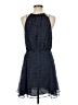 Greylin 100% Polyamide Checkered-gingham Blue Cocktail Dress Size M - photo 2