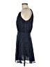 Greylin 100% Polyamide Checkered-gingham Blue Cocktail Dress Size M - photo 5