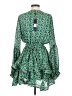 Beulah Style 100% Polyester Print Green Casual Dress Size S - photo 2