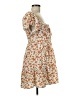 Trixxi 100% Polyester Floral Tan Casual Dress Size M - photo 4