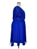 Torrid 100% Polyester Solid Blue Casual Dress Size 3X Plus (3) - photo 4