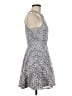 City Triangles Paisley Blue Cocktail Dress Size M - photo 4