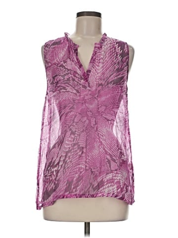 L'Agence Sleeveless Silk Top (view 1)