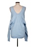 Angashion Blue Sleeveless Top Size L - photo 2