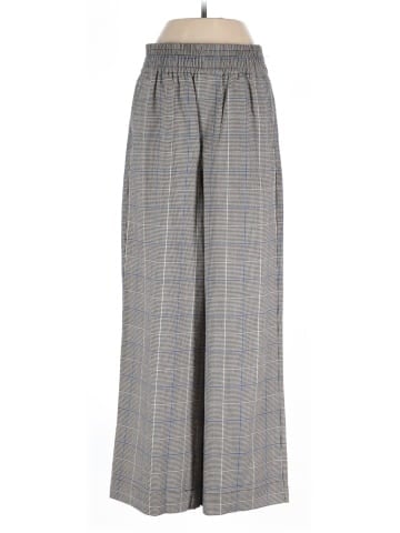 Madewell Carley Wide-Leg Pants in Plaid (view 1)