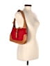 Lord & Taylor 100% Polyester Color Block Red Shoulder Bag One size - photo 2