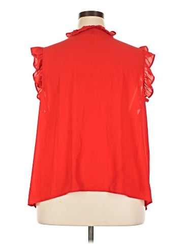 ELOQUII Sleeveless Blouse (view 2)