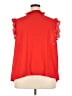 ELOQUII 100% Polyester Red Sleeveless Blouse Size 22 Plus - photo 2