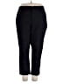 ELOQUII Solid Black Active Pants Size 26 - photo 1