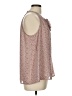 Daniel Rainn Brown Burgundy Sleeveless Blouse Size L - photo 4