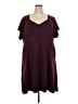 Torrid Solid Burgundy Casual Dress Size 4X Plus (4) - photo 1
