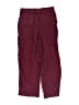 Gap Kids 100% Cotton Solid Burgundy Casual Pants Size 10 - photo 1