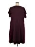 Torrid Solid Burgundy Casual Dress Size 4X Plus (4) - photo 2