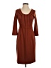 Lands' End Solid Brown Casual Dress Size XS - photo 1
