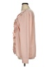 Halogen 100% Polyester Pink Long Sleeve Blouse Size XL - photo 5