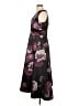 Kay Unger 100% Polyester Floral Black Cocktail Dress Size 10 - photo 5