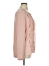Halogen 100% Polyester Pink Long Sleeve Blouse Size XL - photo 4