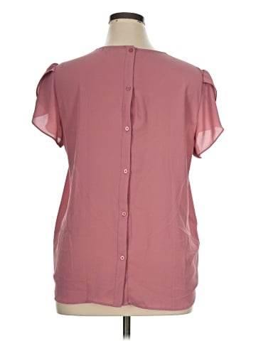 Ann Taylor LOFT Outlet Short Sleeve Blouse (view 2)