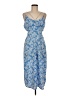 Topshop 100% Polyester Blue Casual Dress Size 8 - photo 1