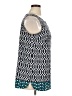 Croft & Barrow 100% Polyester Blue Sleeveless Blouse Size XL - photo 4