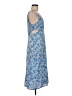 Topshop 100% Polyester Blue Casual Dress Size 8 - photo 4