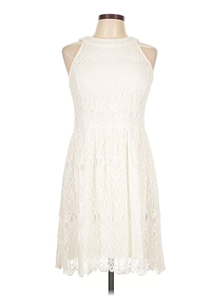 Pre-owned Pinky Cocktail Dress In Ivory