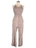 Japna 100% Rayon Tweed Brown Jumpsuit Size M - photo 1