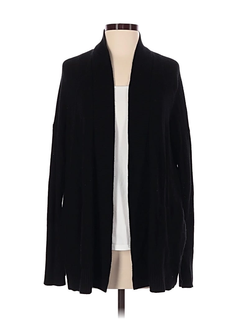 Pre-owned Lululemon Athletica Cardigan Sweater In Black