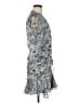 Veronica Beard 100% Silk Blue Cocktail Dress Size 8 - photo 4