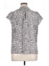 Nine West 100% Polyester Animal Print Silver Sleeveless Blouse Size XL - photo 2