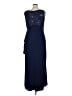 Alex Evenings 100% Polyester Blue Cocktail Dress Size 16 - photo 2