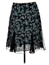 Alfani 100% Polyester Print Teal Casual Skirt Size 8 Petite - photo 2