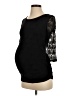 Isabella Oliver 100% Polyamide Black 3/4 Sleeve Top Size 4 Maternity (1) - photo 1